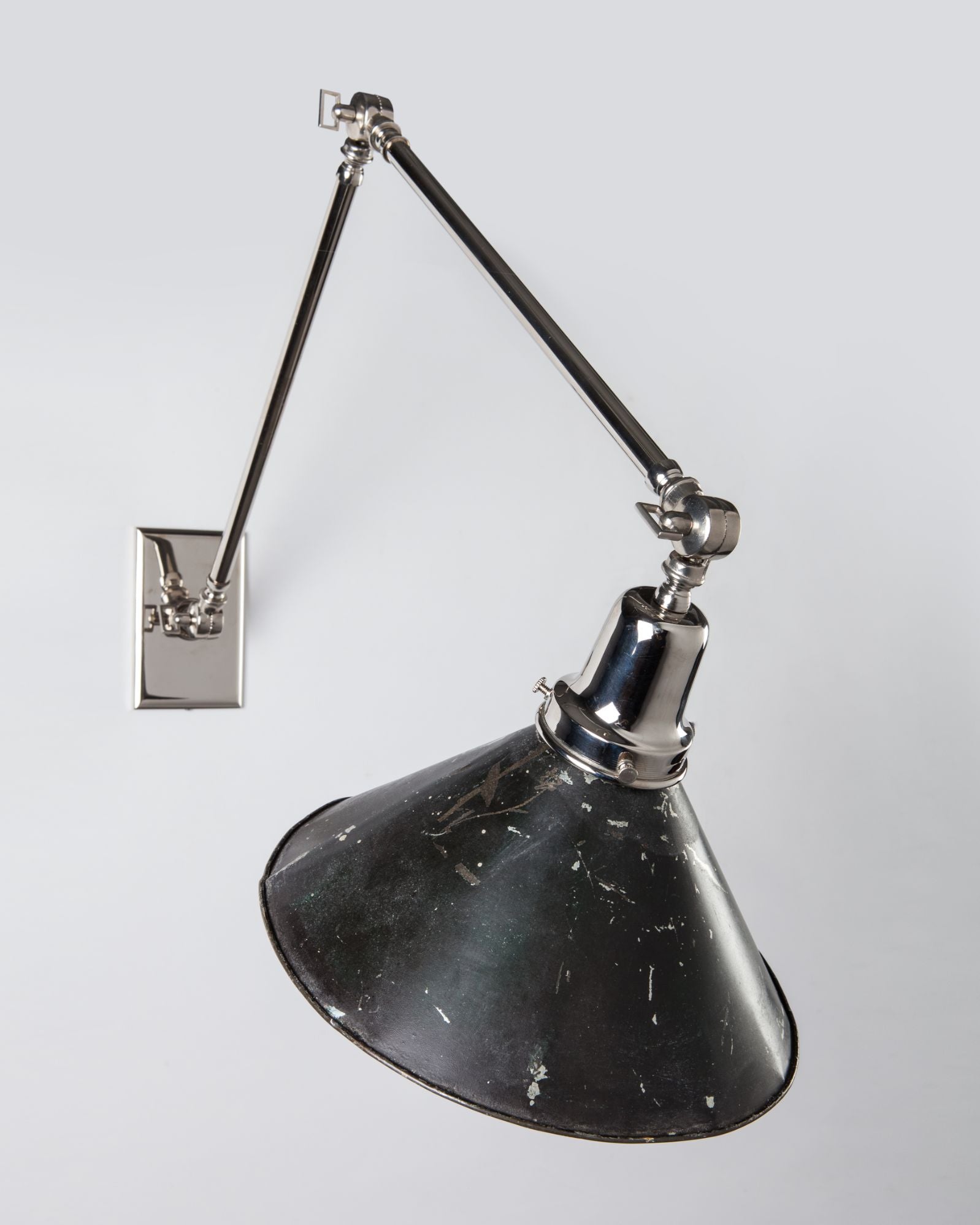 Articulated Sconce with Black Tin Shade (ais2936)